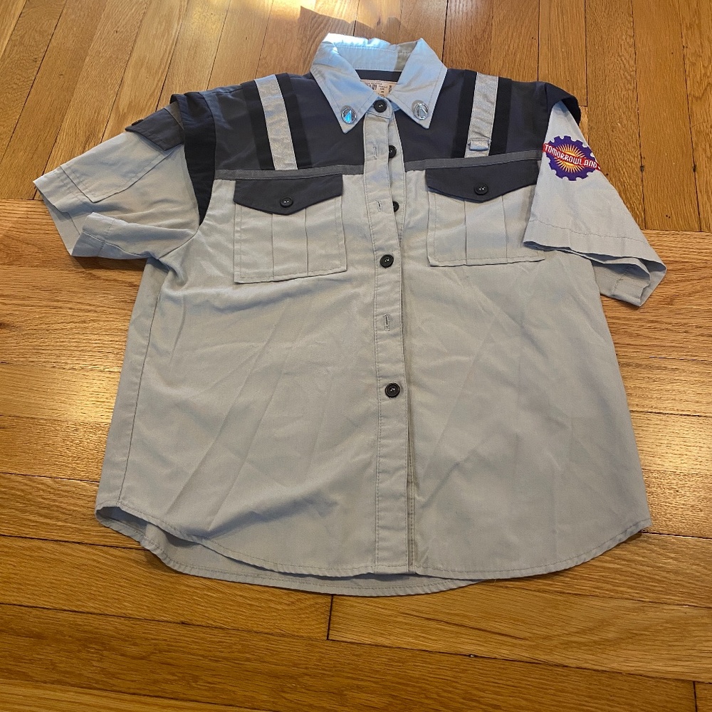 Walt Disney World Magic Kingdom Tomorrowland Cast Member Costume Shirt Female 6